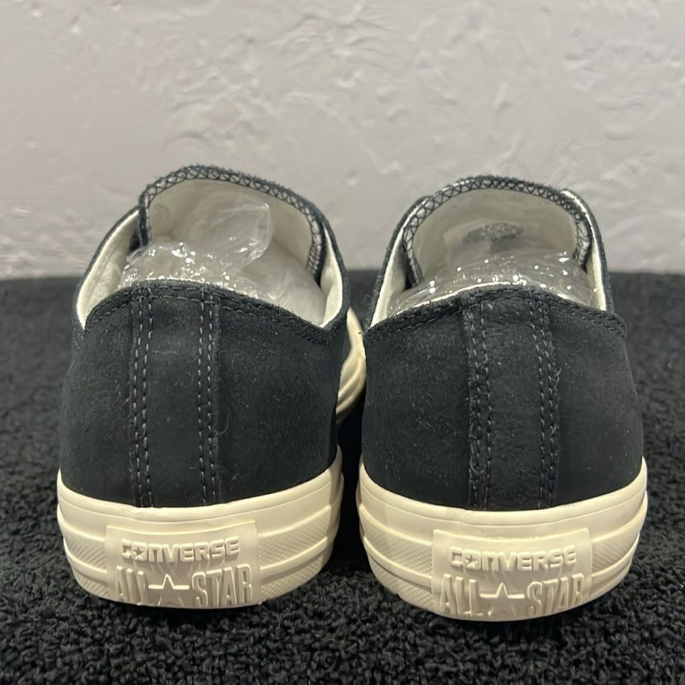 Converse Low Top Sneakers in Black and Cream Off-White - Picture 10 of 14